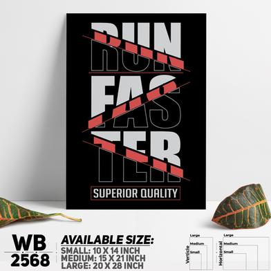DDecorator Run Faster - Motivational Wall Board And Wall Canvas image