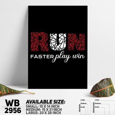 DDecorator Run Faster - Motivational Wall Board and Wall Canvas image