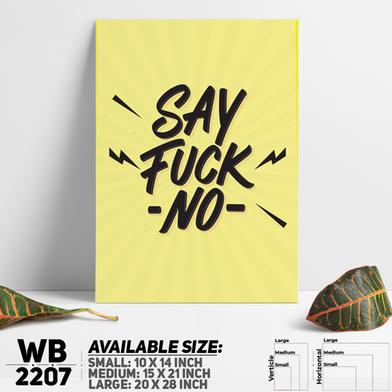 DDecorator Say Yes To Work - Motivational Wall Board and Wall Canvas image