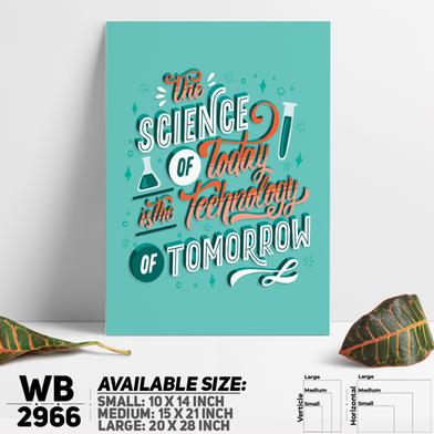 DDecorator Science Is Everything - Motivational Wall Board and Wall Canvas image