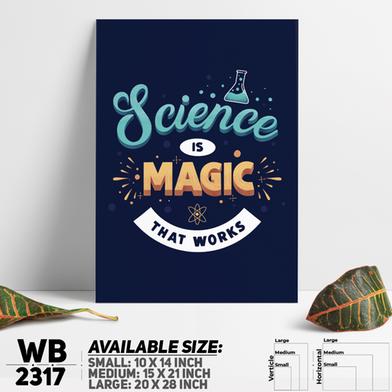 DDecorator Science Is Magic - Motivational Wall Board And Wall Canvas image