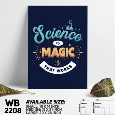 DDecorator Scinece is Magic - Motivational Wall Board and Wall Canvas image