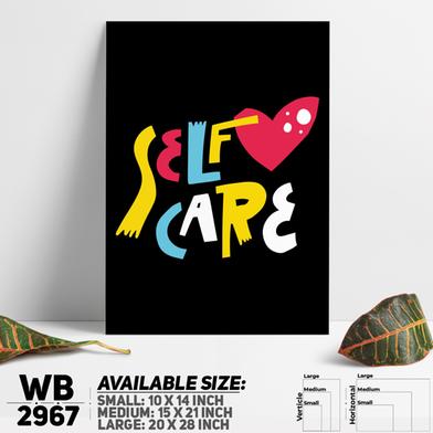 DDecorator Self Care - Motivational Wall Board and Wall Canvas image