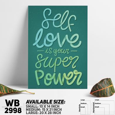 DDecorator Self Love Is Everything - Motivational Wall Board and Wall Canvas image