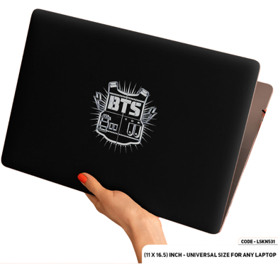 DDecorator Shield Logo BTS Laptop Sticker image