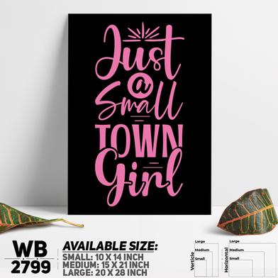 DDecorator Small Town Girl - Motivational Wall Board and Wall Canvas image