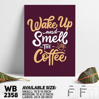 DDecorator Smell The Coffee - Motivational Wall Board and Wall Canvas image