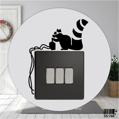 DDecorator Squirrel Switch SocketWall Sticker image
