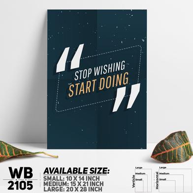 DDecorator Start Doing - Motivational Wall Board and Wall Canvas image