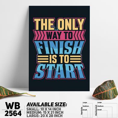 DDecorator Start Now - Motivational Wall Board And Wall Canvas image