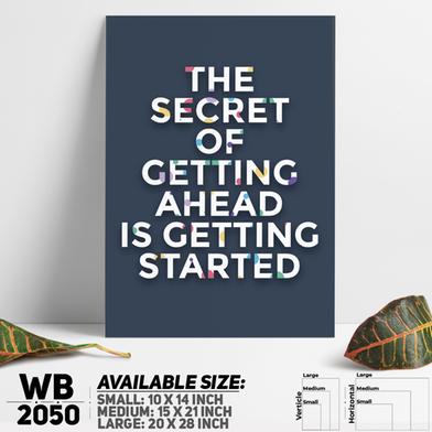 DDecorator Start Now - Motivational Wall Board and Wall Canvas image