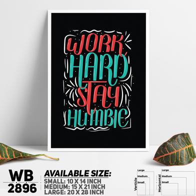 DDecorator Stay Humble - Motivational Wall Board and Wall Canvas image