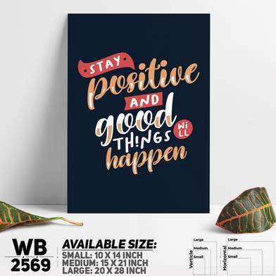 DDecorator Stay Positive - Motivational Wall Board And Wall Canvas image