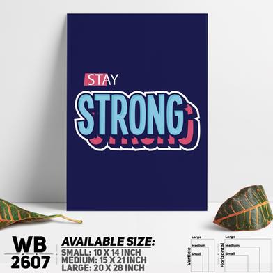 DDecorator Stay Strong - Motivational Wall Board And Wall Canvas image