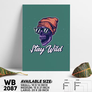 DDecorator Stay Wild - Motivational Wall Board and Wall Canvas image