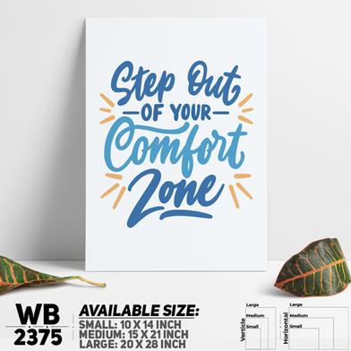 DDecorator Step Out and Do It - Motivational Wall Board and Wall Canvas image