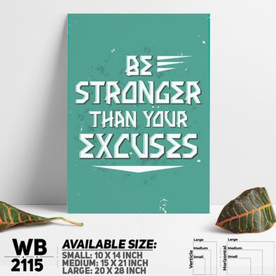 DDecorator Stronger - Motivational Wall Board and Wall Canvas image