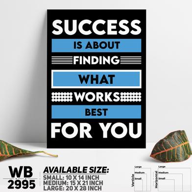 DDecorator Success Is Everything - Motivational Wall Board and Wall Canvas image