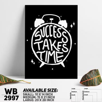 DDecorator Success Takes Time - Motivational Wall Board and Wall Canvas image