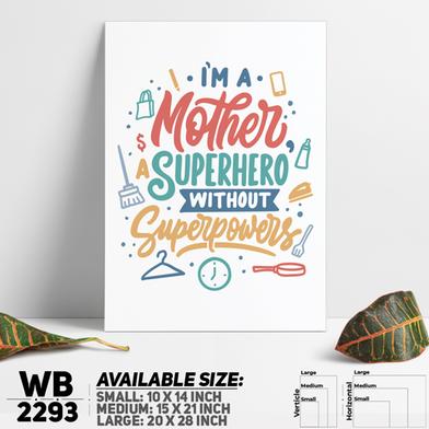 DDecorator Superhero Mother - Motivational Wall Board And Wall Canvas image