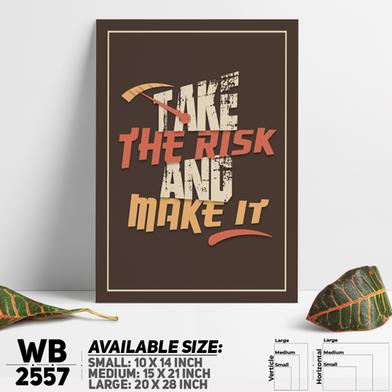 DDecorator Take The Risk And Make It - Motivational Wall Board And Wall Canvas image