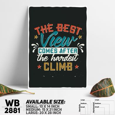 DDecorator The Best View - Motivational Wall Board and Wall Canvas image