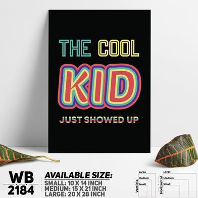 DDecorator The Cool Kid - Motivational Wall Board and Wall Canvas image