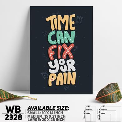 DDecorator Time Can Fix Your Pain - Motivational Wall Board And Wall Canvas image