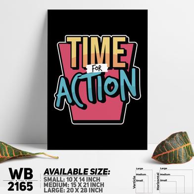 DDecorator Time For Action - Motivational Wall Board and Wall Canvas image