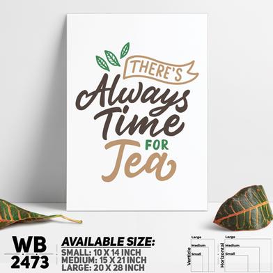 DDecorator Time For Tea - Motivational Wall Board and Wall Canvas image