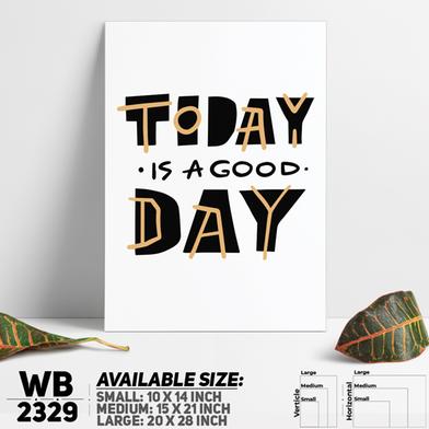 DDecorator Today Is a Good Day - Motivational Wall Board And Wall Canvas image