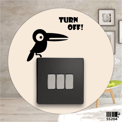 DDecorator Toucan Bird Switch Socket Wall Sticker image