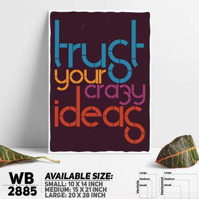 DDecorator Trust Yourself - Motivational Wall Board and Wall Canvas image
