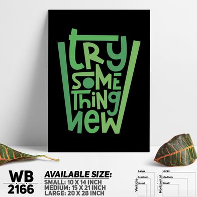 DDecorator Try Something New - Motivational Wall Board and Wall Canvas image