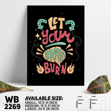 DDecorator Use Your Brain - Motivational Wall Board and Wall Canvas image
