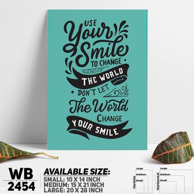 DDecorator Use Your Smile - Motivational Wall Board and Wall Canvas image