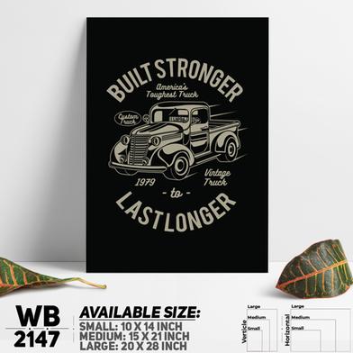 DDecorator Vintage Car - Motivational Wall Board and Wall Canvas image