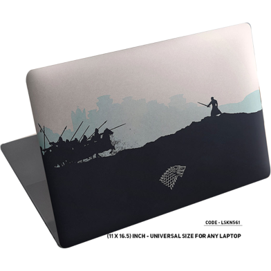 DDecorator War Scene Game Of Thornes Laptop Sticker image