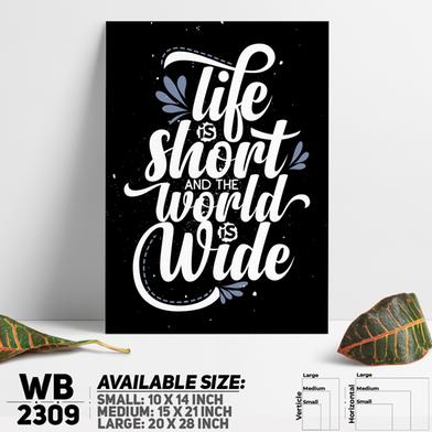 DDecorator World Is Wide - Travel - Motivational Wall Board And Wall Canvas image