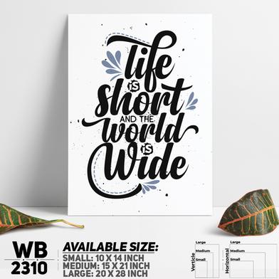 DDecorator World Is Wide - Travel - Motivational Wall Board And Wall Canvas image