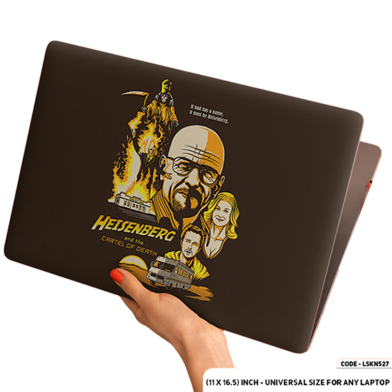 DDecorator Yellow Themed Breaking Bad Carecter Laptop Sticker image