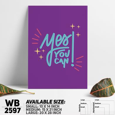 DDecorator Yes You Can - Motivational Wall Board And Wall Canvas image