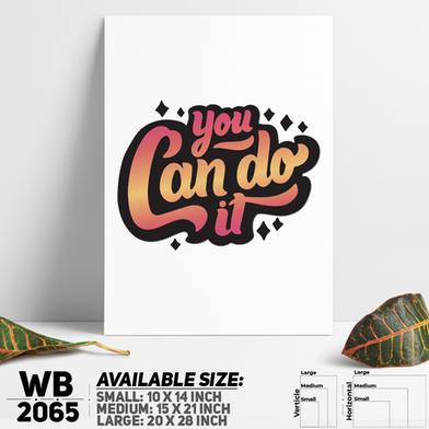 DDecorator You Can Do It - Motivational Wall Board and Wall Canvas image