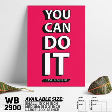 DDecorator You Can Do It - Motivational Wall Board and Wall Canvas image