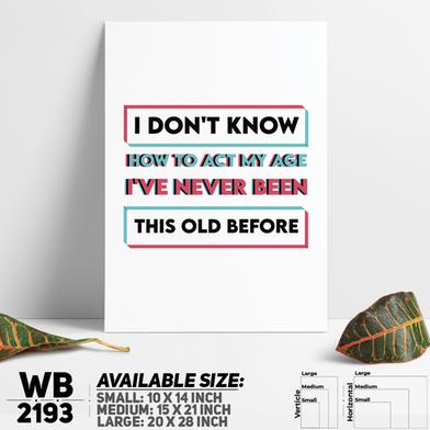 DDecorator Young Age - Motivational Wall Board and Wall Canvas image