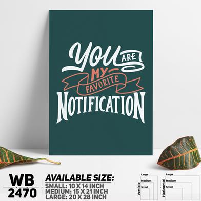 DDecorator You're My Notification - Romantic - Motivational Wall Board and Wall Canvas image