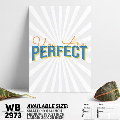 DDecorator You're Perfect - Motivational Wall Board and Wall Canvas image