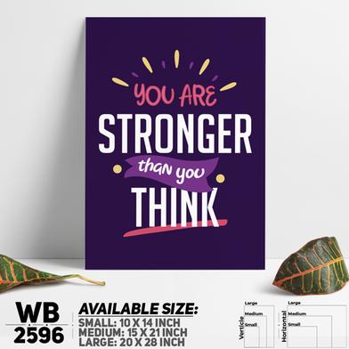 DDecorator You're Stronger Than You Think - Motivational Wall Board And Wall Canvas image