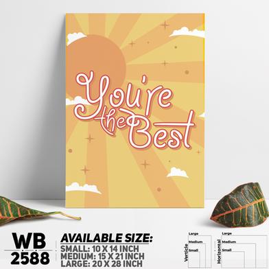 DDecorator You're The Best - Motivational Wall Board And Wall Canvas image