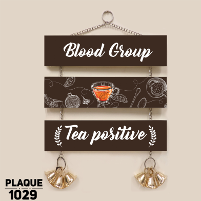 DDecoretor Blood Group Tea Positive Wall Canvas Poster image